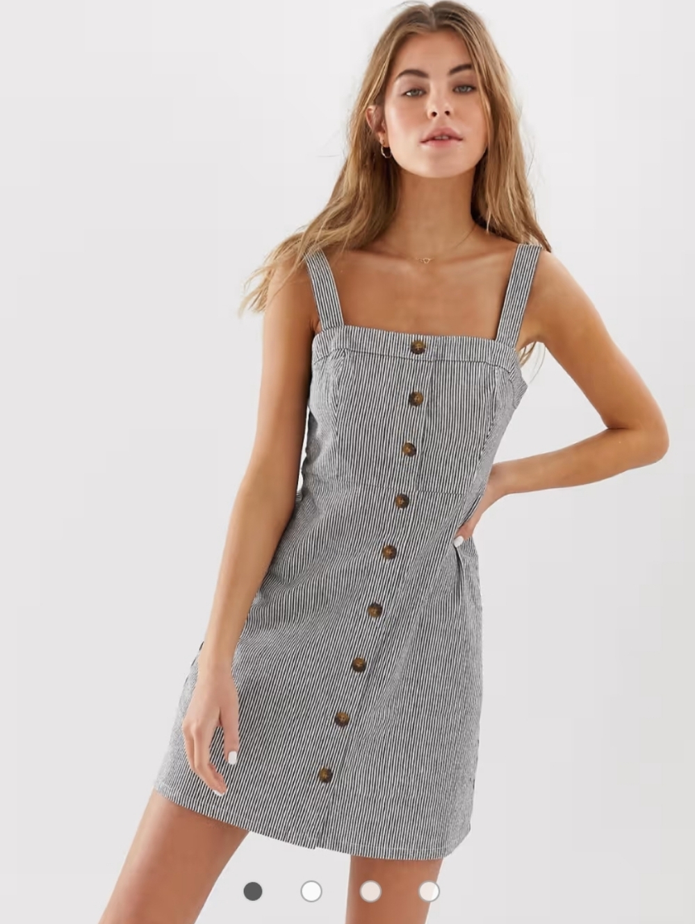 Hollister Striped Shift Mini Dress